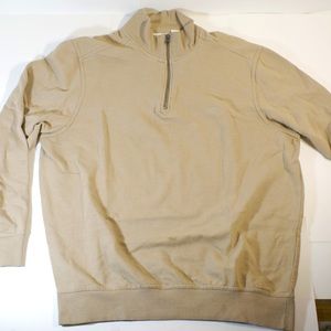 Tan Sweater *Half Zip-up*